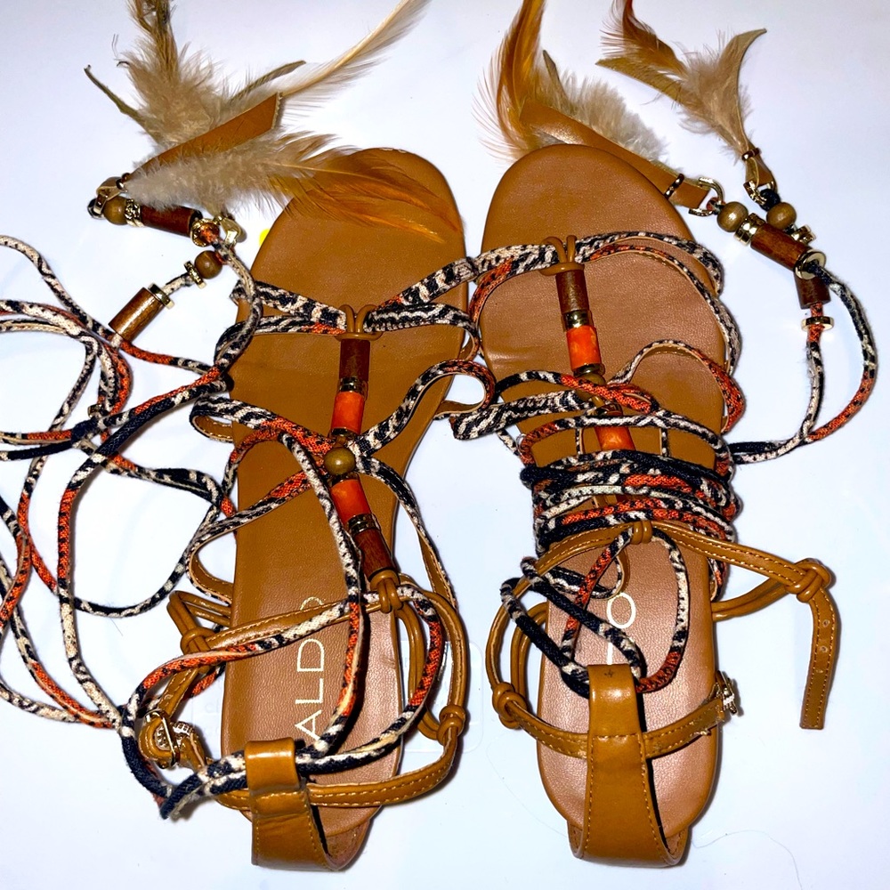 Aldo lace up sandals